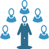 Manage contact information of your employees and customers with 24x7 access.